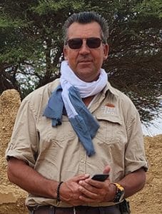 Gilles président de l'association et photographe